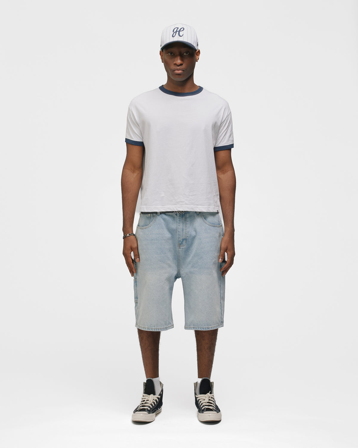 Ringer T-Shirt - Navy