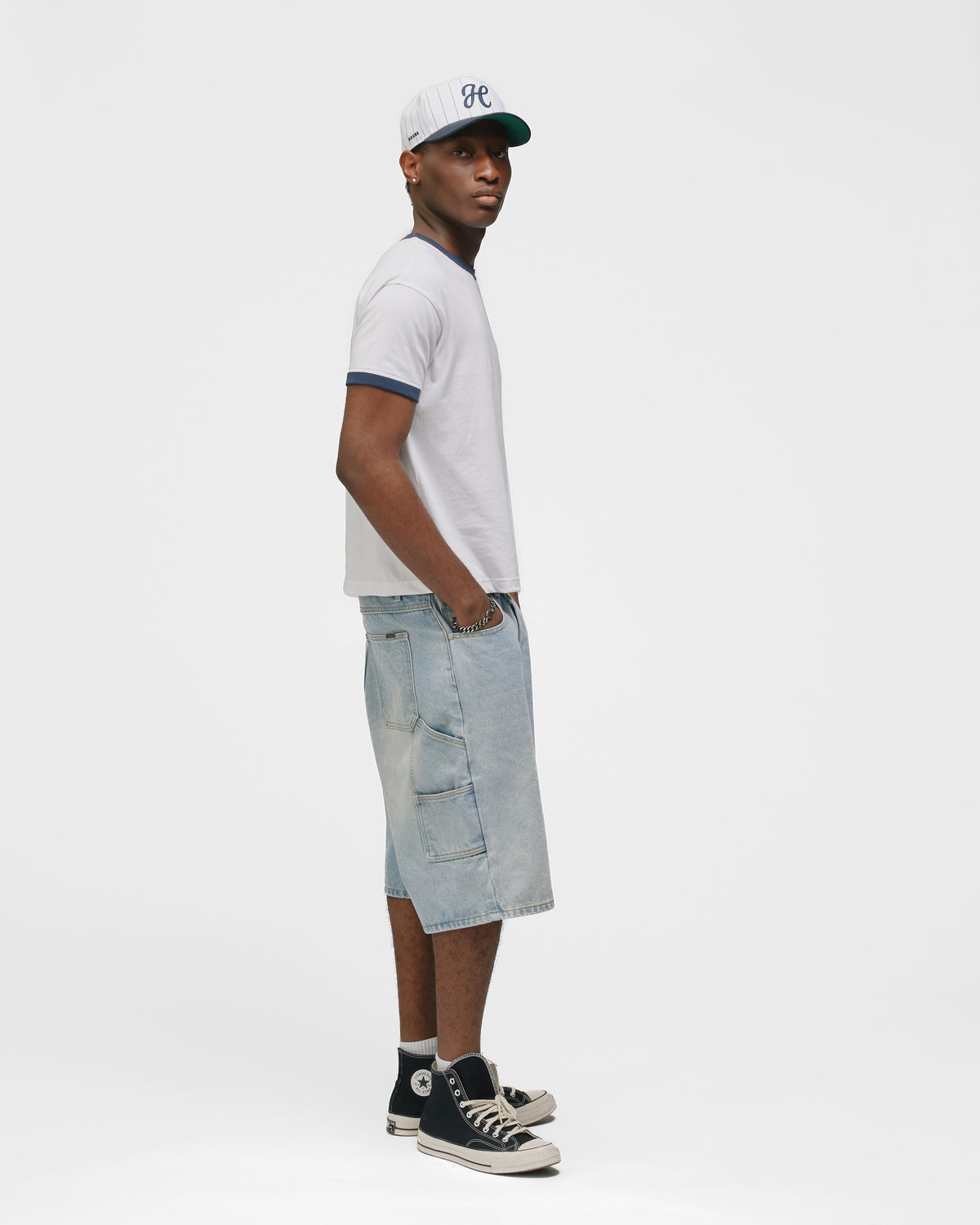 Ringer T-Shirt - Navy