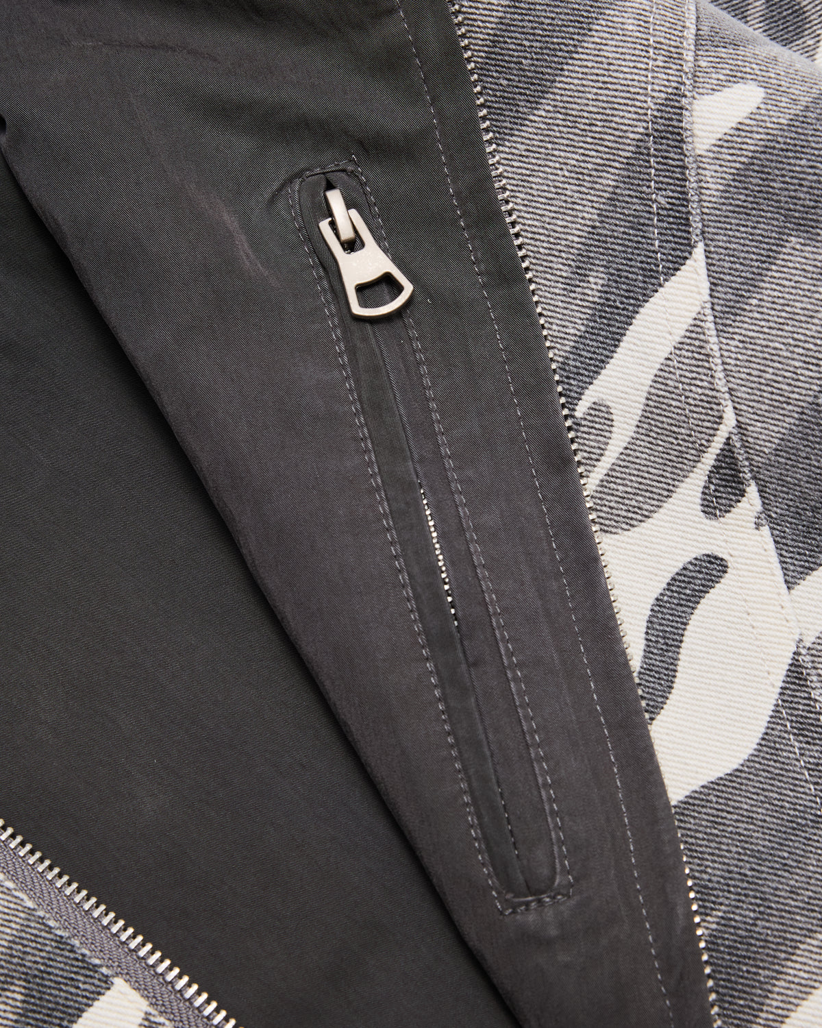 Reversible Hooded Jacket - White Camo