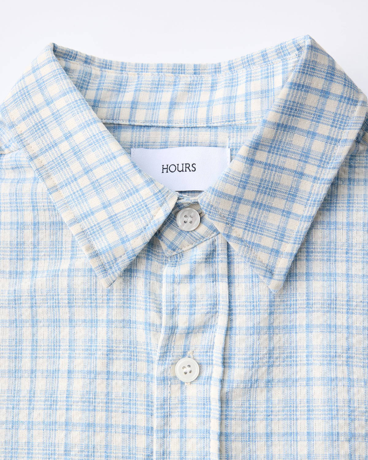 Cropped Flannel - Light Blue