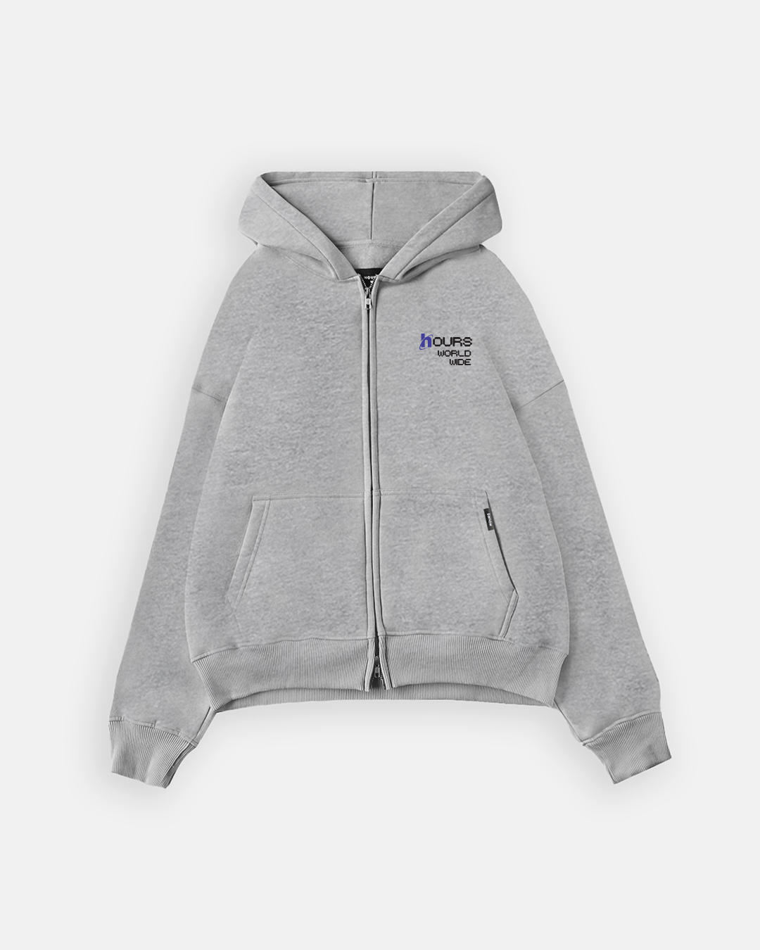 Open Interface Zip Hoodie - Grey