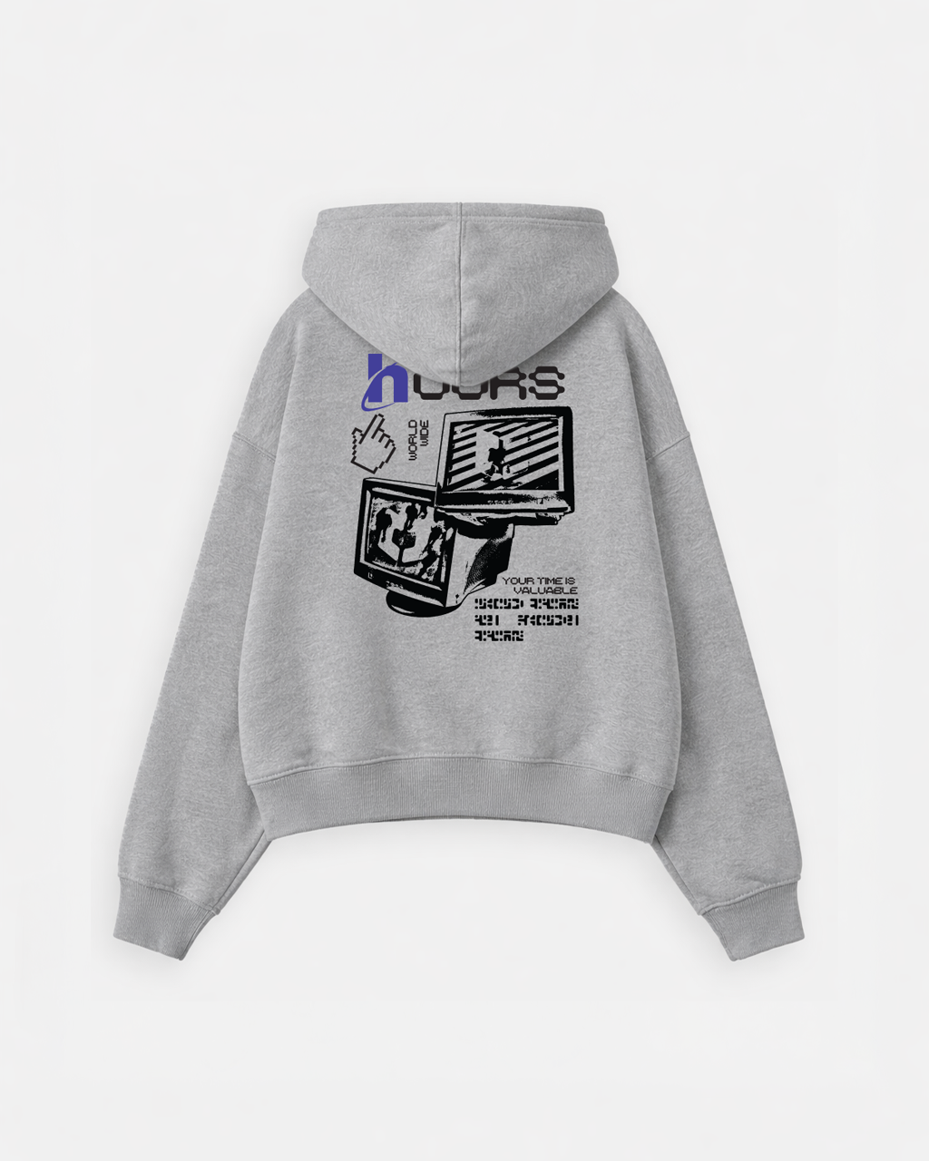Open Interface Zip Hoodie - Grey