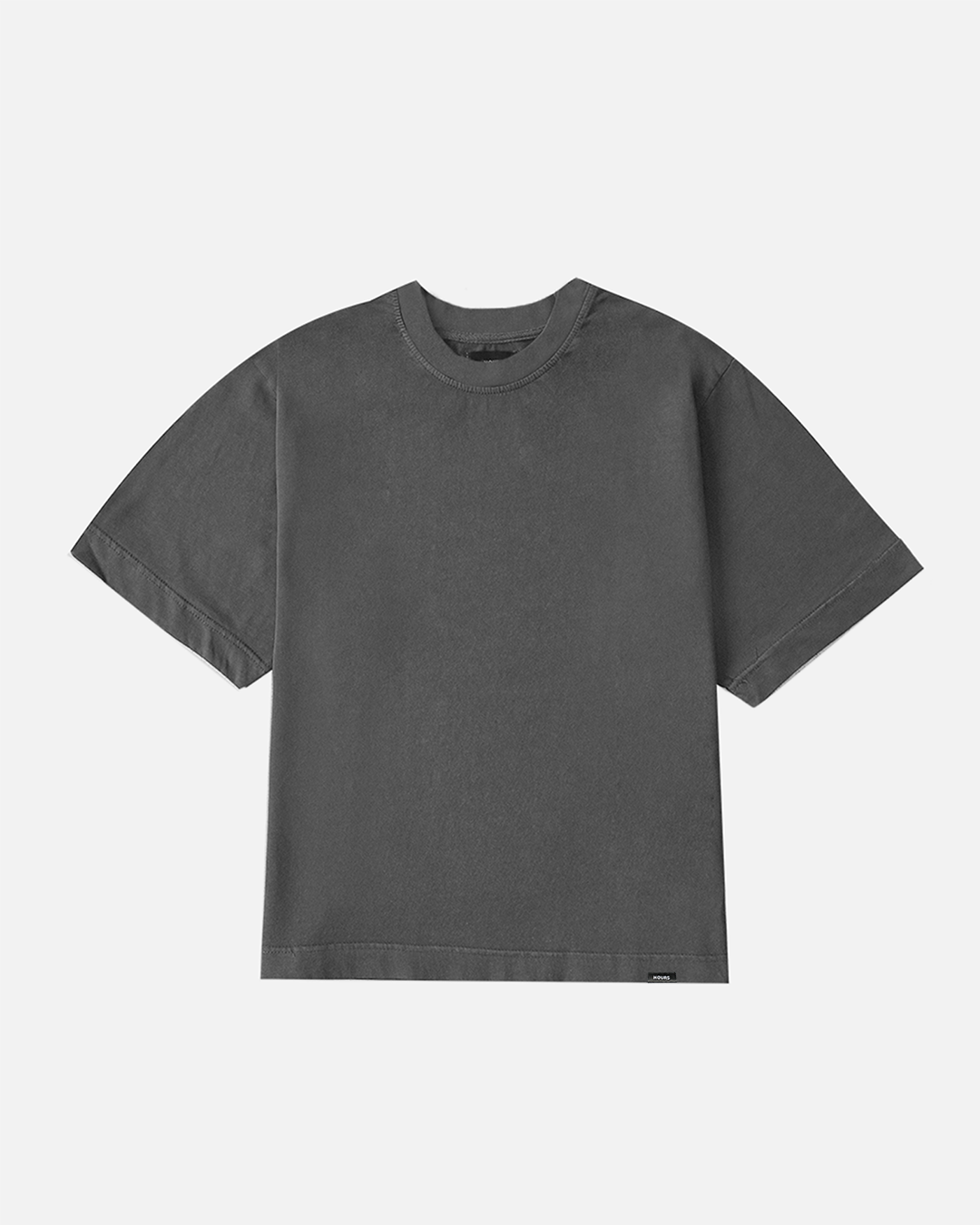 Cropped T-Shirt - Vintage Grey