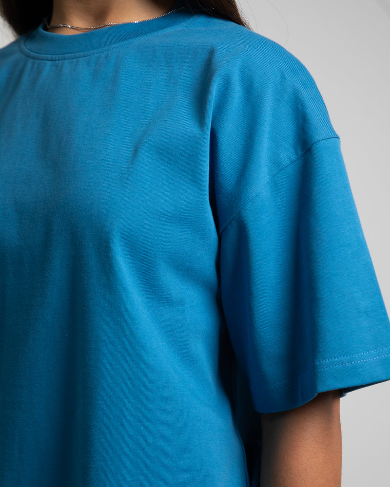 Drop Shoulder T-Shirt - Laguna