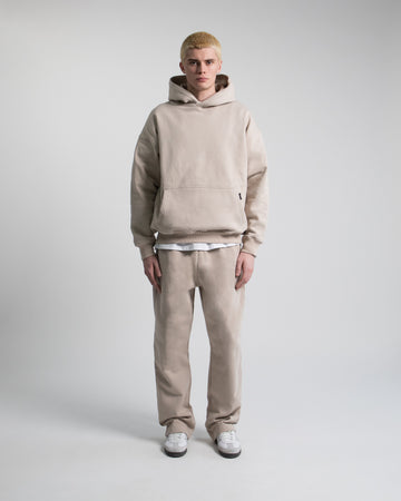 Drop Shoulder Hoodie - Desert