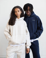 Signature Snap Hoodie - Navy
