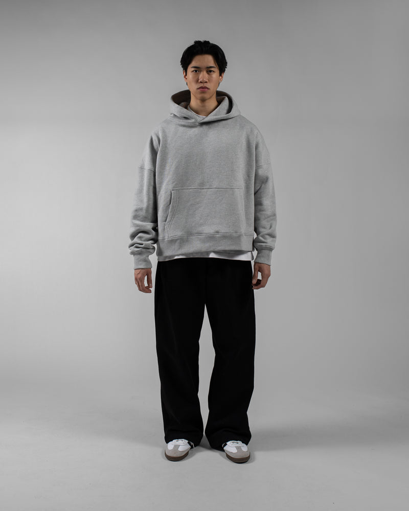 Cropped Hoodie Grey – Hours - Main Image