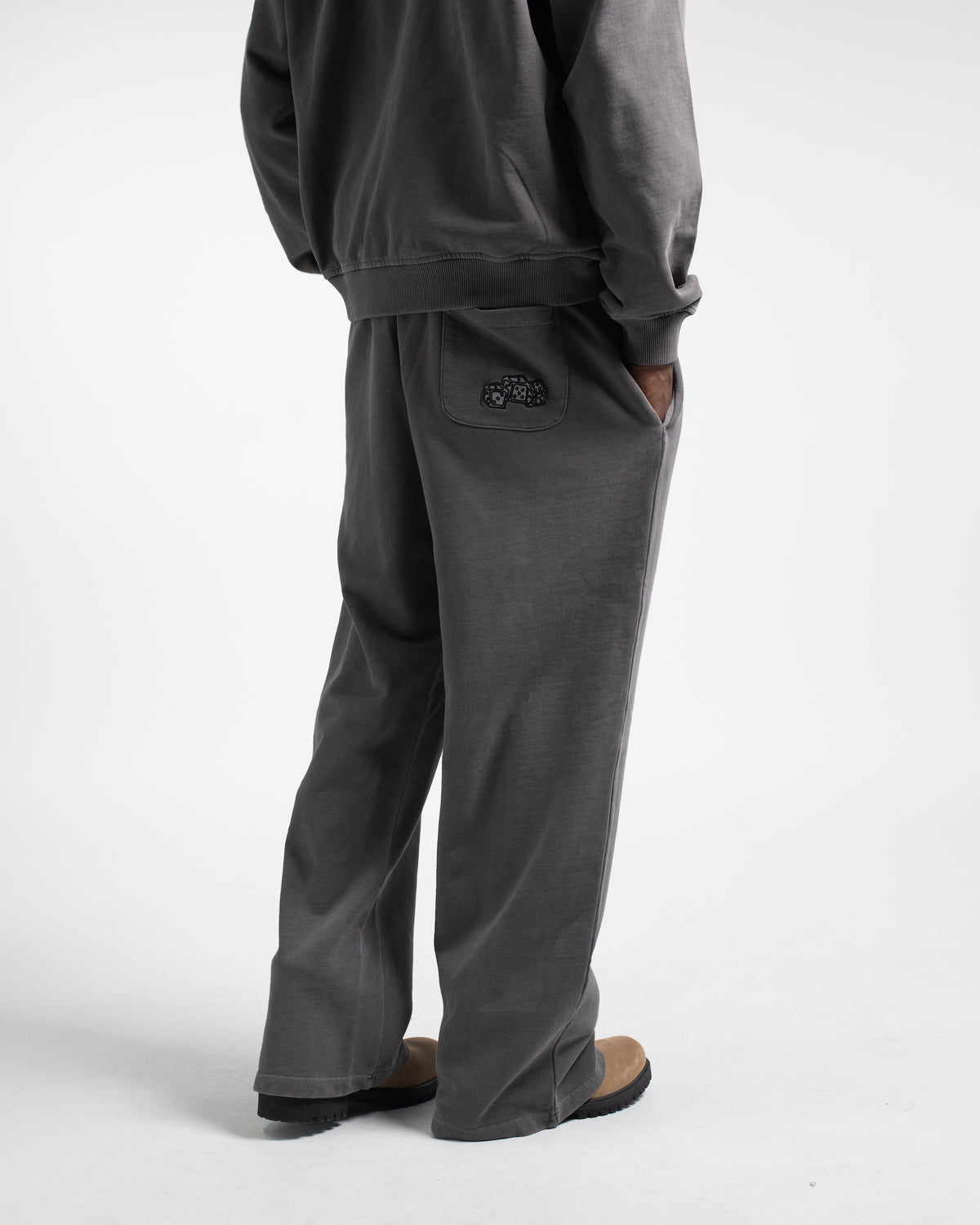 Dice Zip Hoodie - Vintage Grey