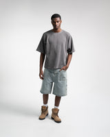 Thermal Boxy T-Shirt - Vintage Grey