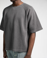 Thermal Boxy T-Shirt - Vintage Grey