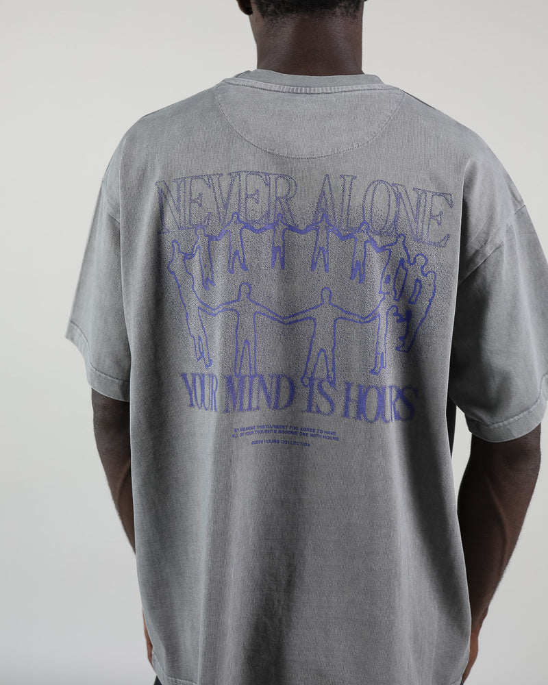 Never Alone T-Shirt - Vintage Grey