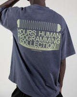 Human Programming T-Shirt - Vintage Blue