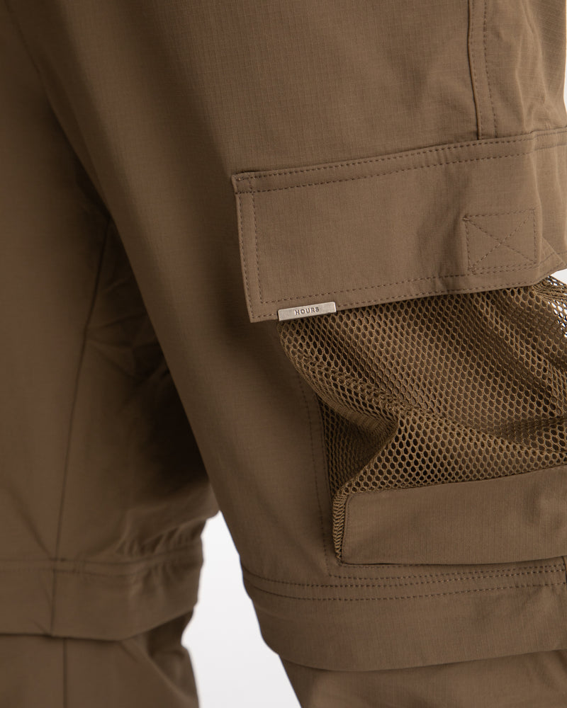 Convertible Cargo Pant - Brown