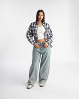 Baggy Denim Pants - Washed Blue