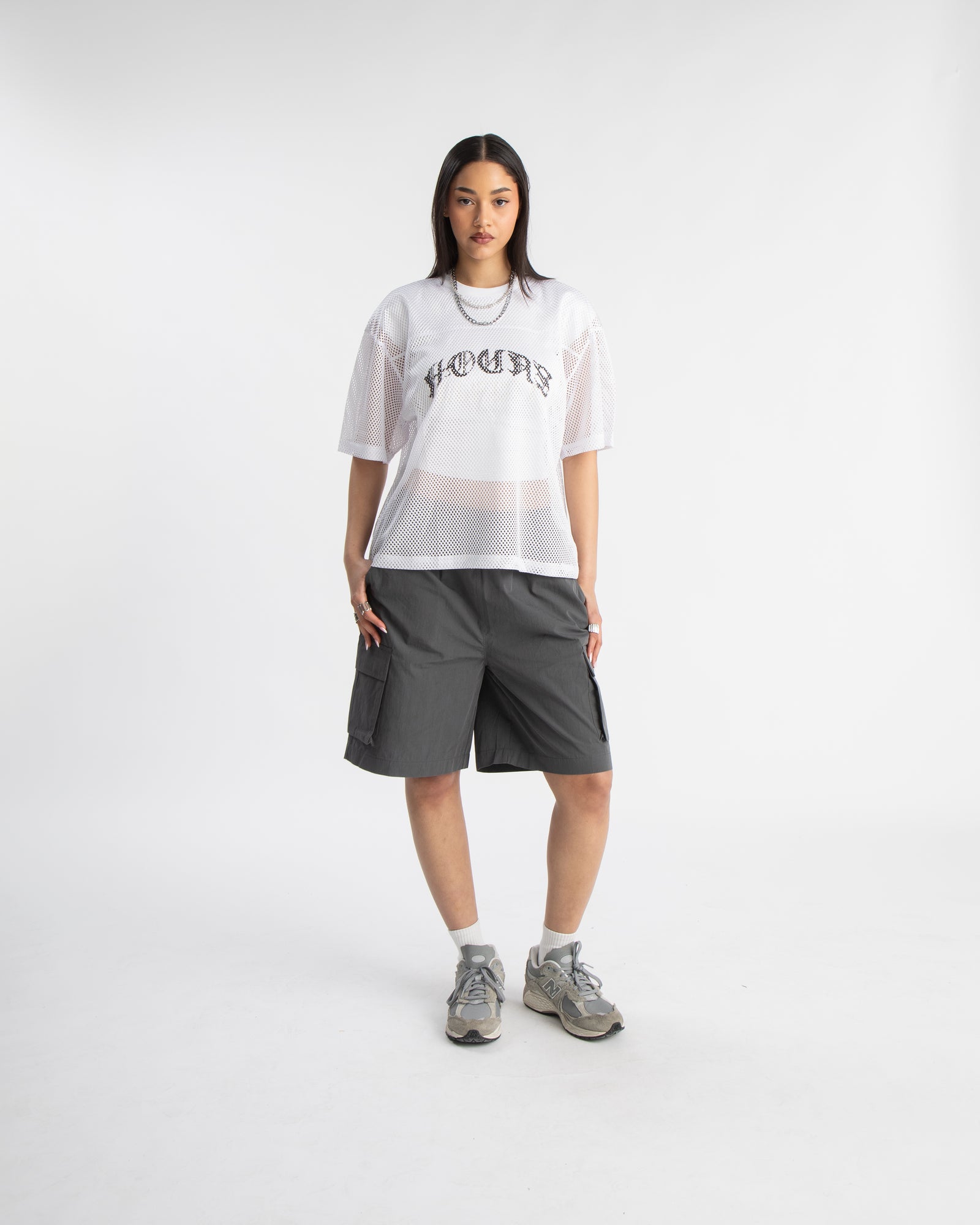 Baggy Nylon Shorts - Charcoal – Hours