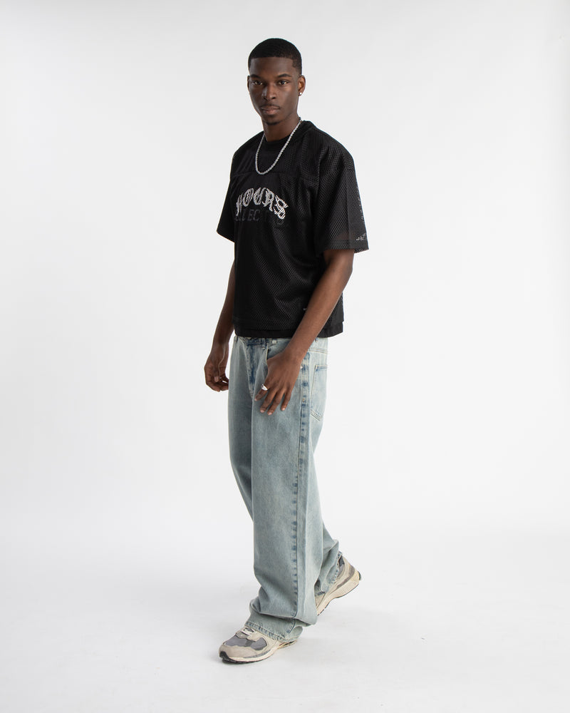 Baggy Denim Pants - Washed Blue