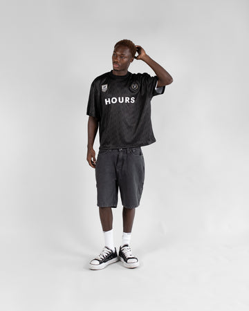 Hours Soccer Jersey - Black