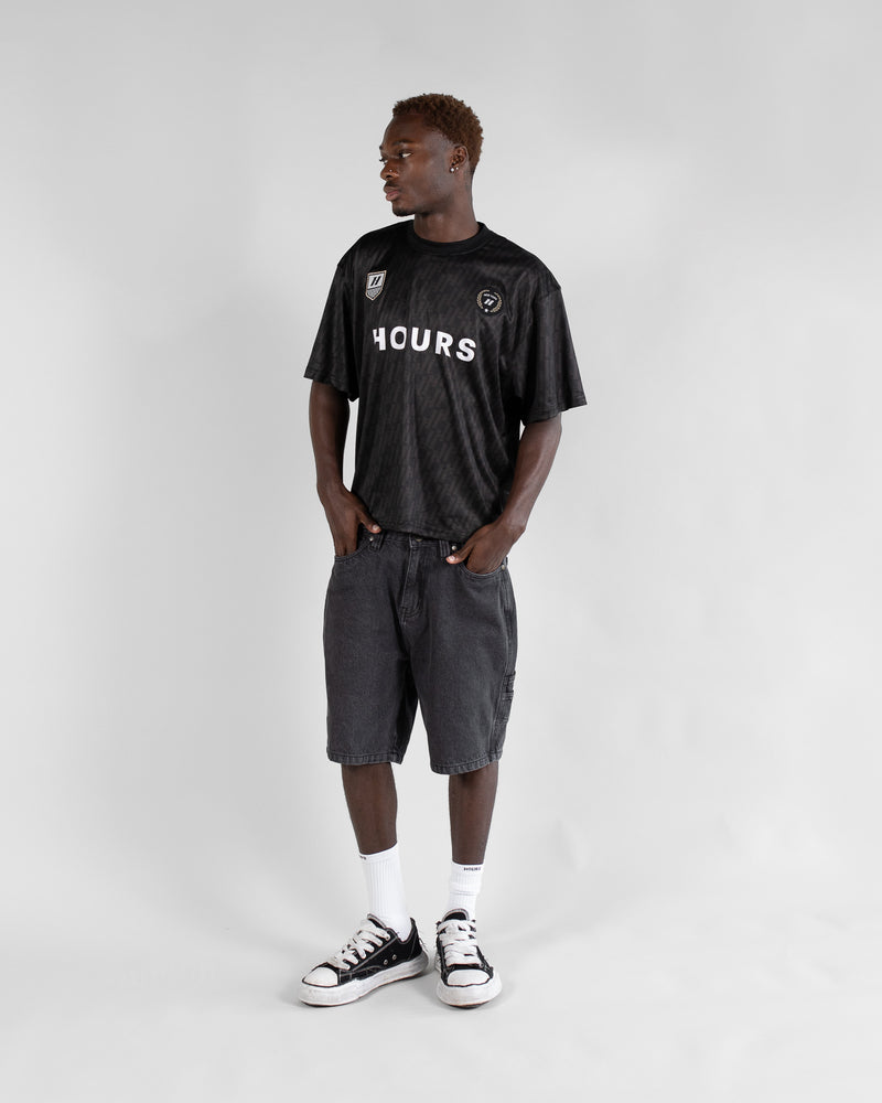 Hours Soccer Jersey - Black