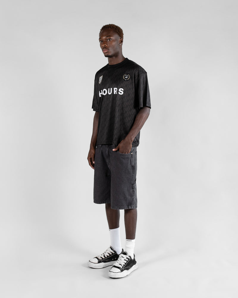 Hours Soccer Jersey - Black