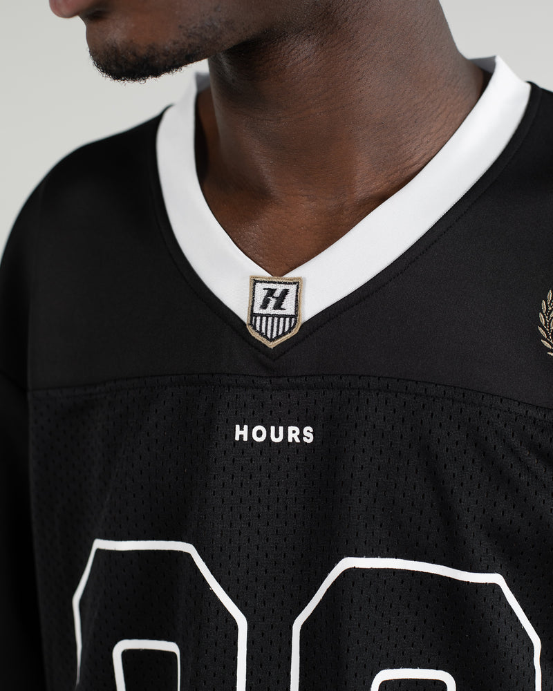 Hours Football Jersey - Black