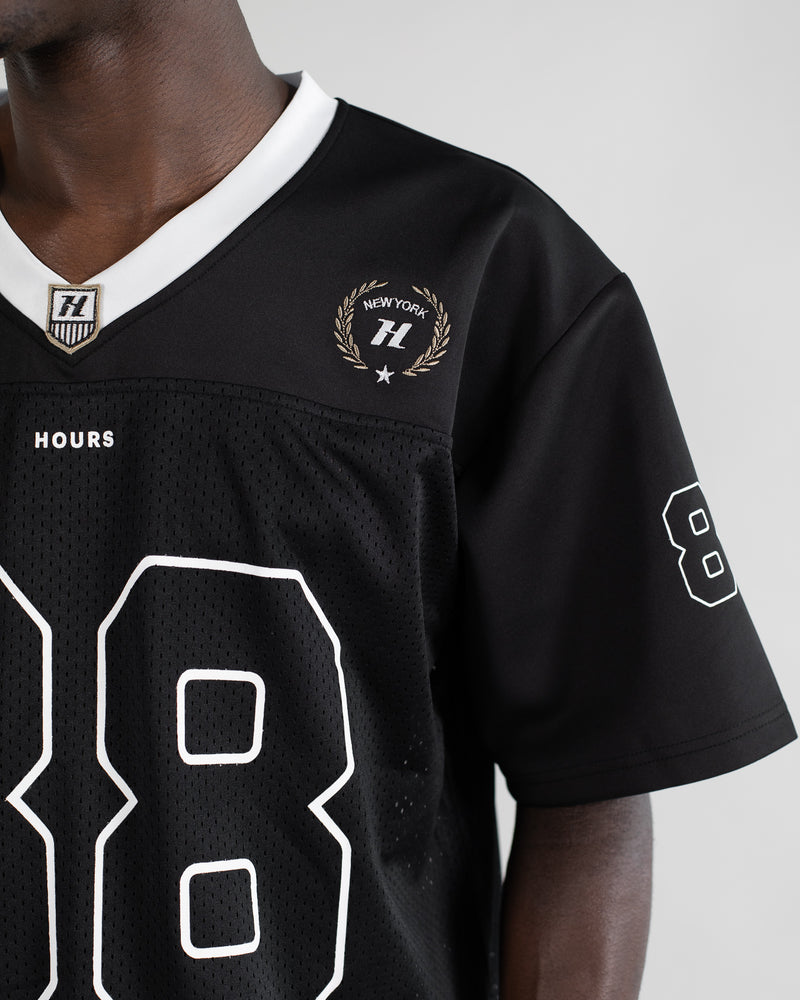 Hours Football Jersey - Black