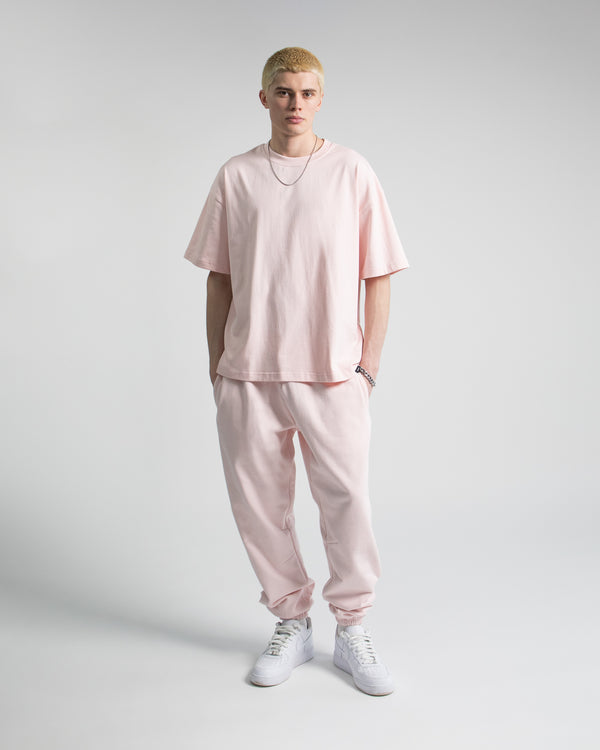Drop Shoulder T-Shirt - Blush