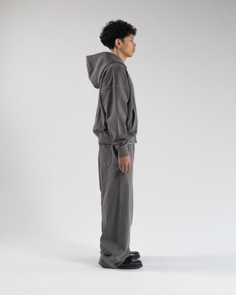 Signature Zip Hoodie - Vintage Grey