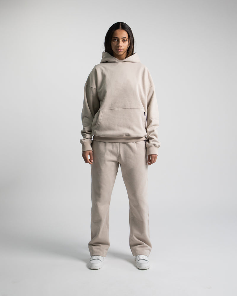 Drop Shoulder Hoodie - Desert