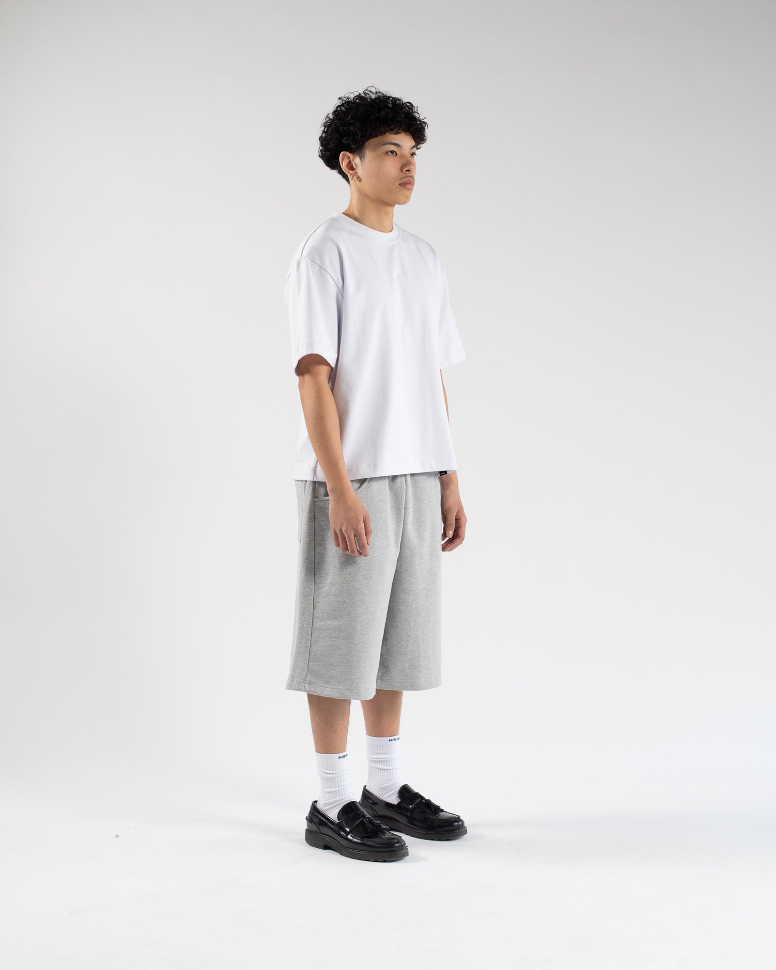 JILTU frill sweat short pants gray サイズ1 Light Weight Sweatshirting Short Shorts – Tibi Official
