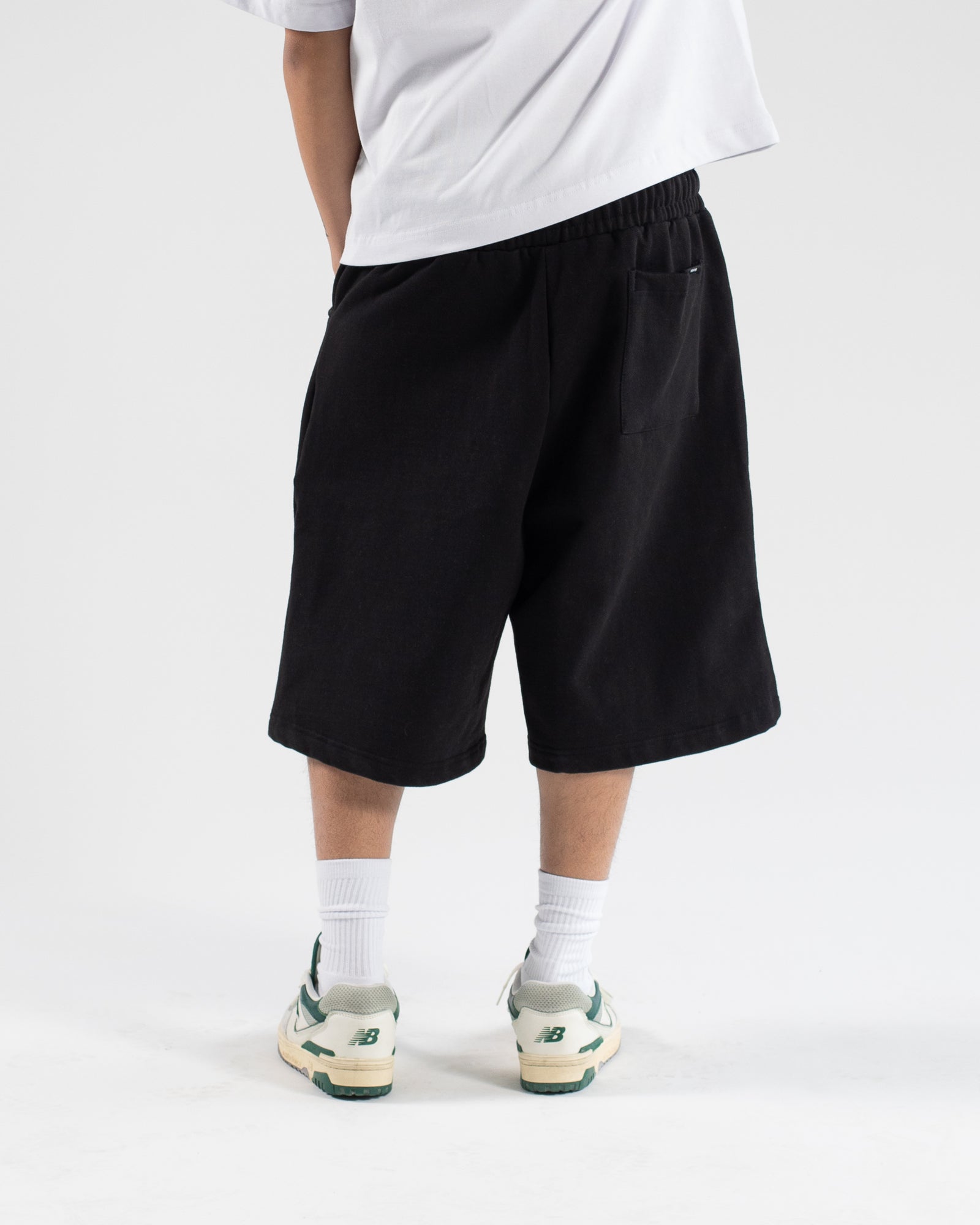 Baggy Sweatshorts - Black – Hours