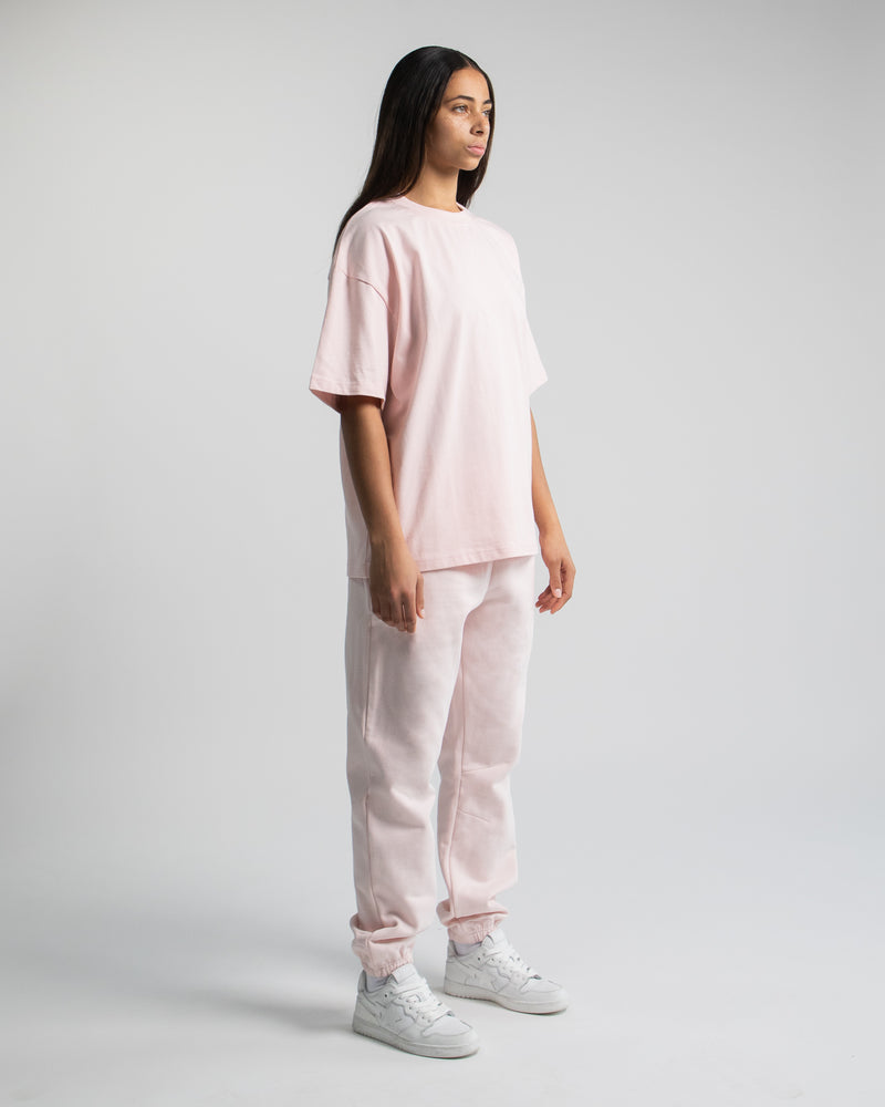 Drop Shoulder T-Shirt - Blush