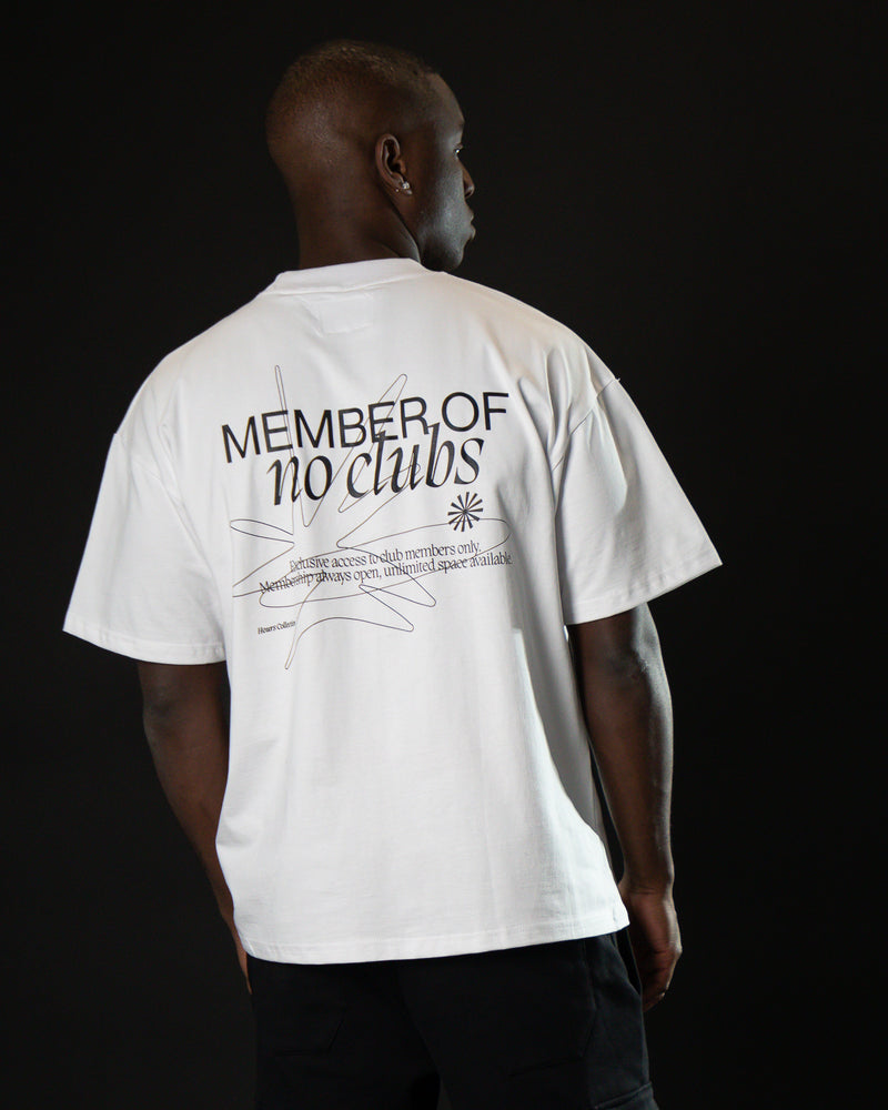Member of No Clubs T-Shirt - White