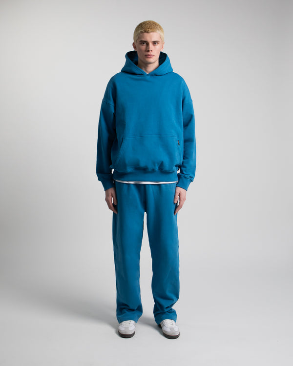 Drop Shoulder Hoodie - Laguna