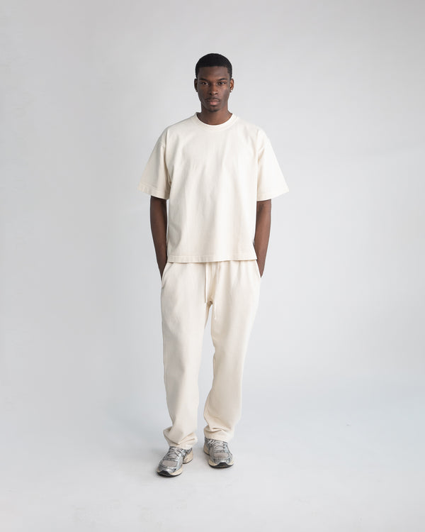 Open Bottom Sweatpants - Vintage Bone