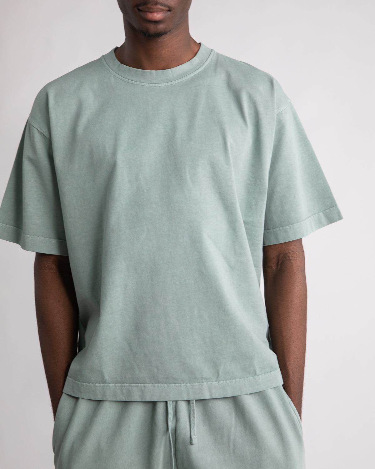 Cropped T-Shirt - Vintage Sage
