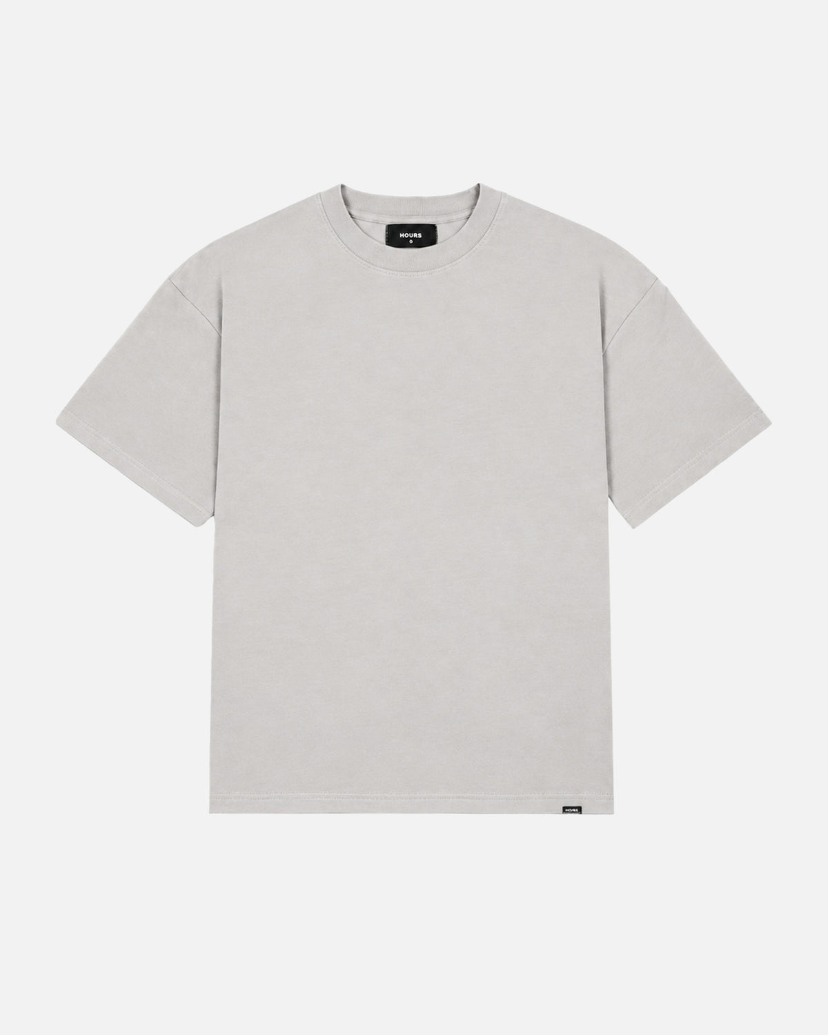 Drop Shoulder T-Shirt - Light Grey