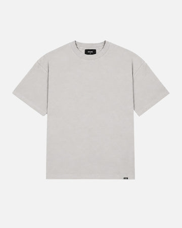 Drop Shoulder T-Shirt - Light Grey