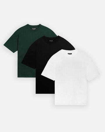 Drop Shoulder T-Shirt - 3 Pack