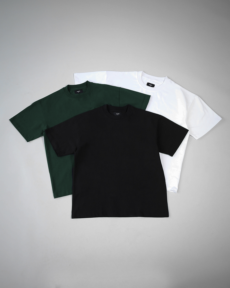 Drop Shoulder T-Shirt - 3Pack