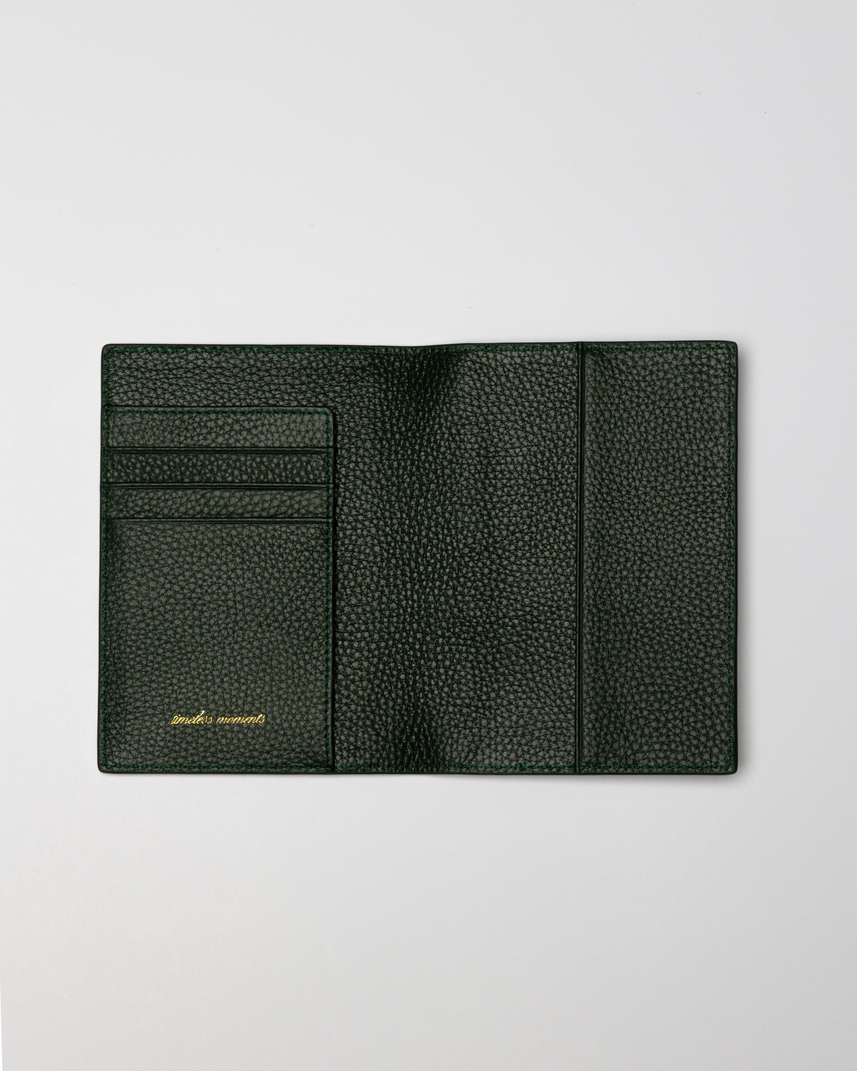 Signature Passport Holder - Forest Green