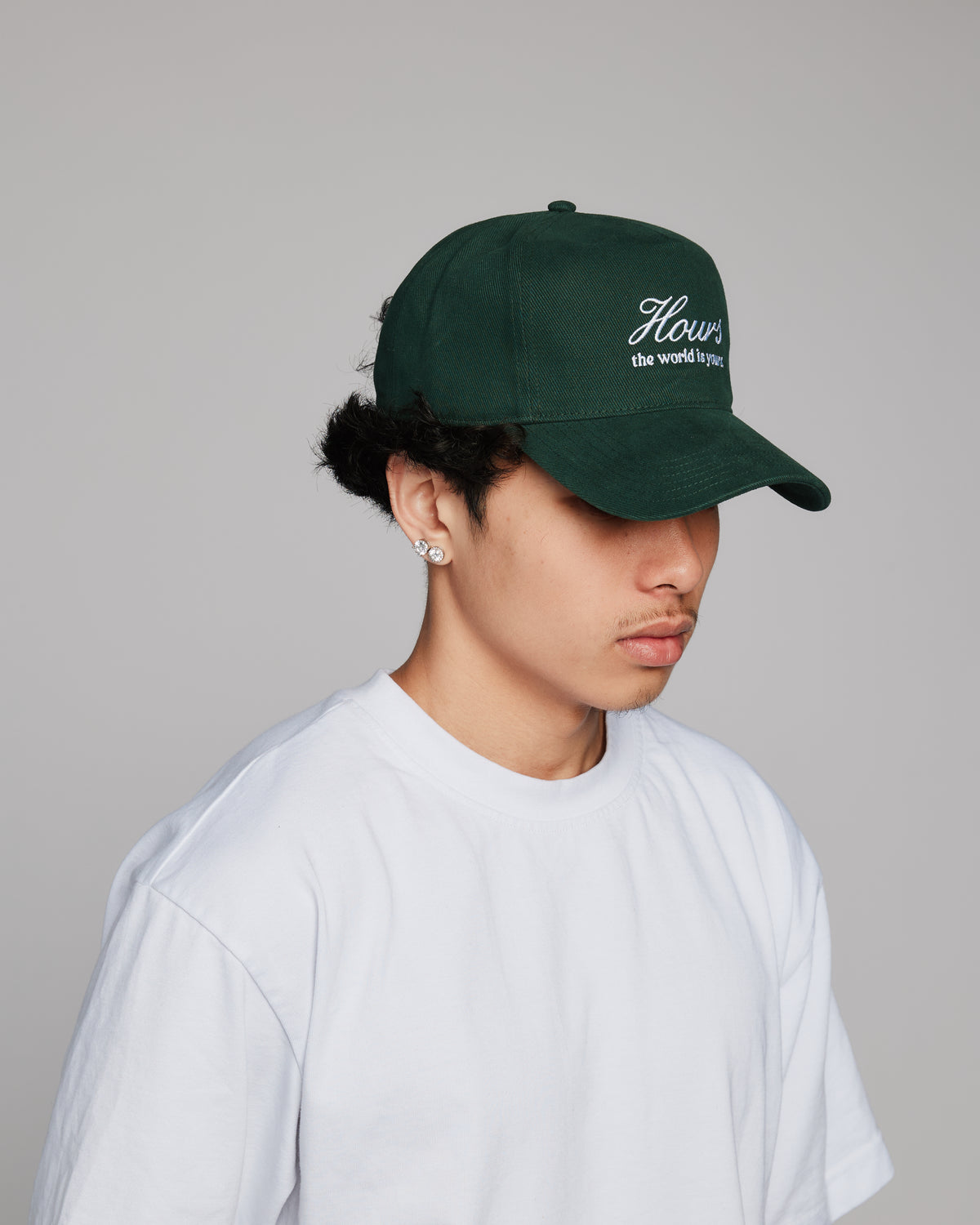 The World is Yours Snapback - Forest Green