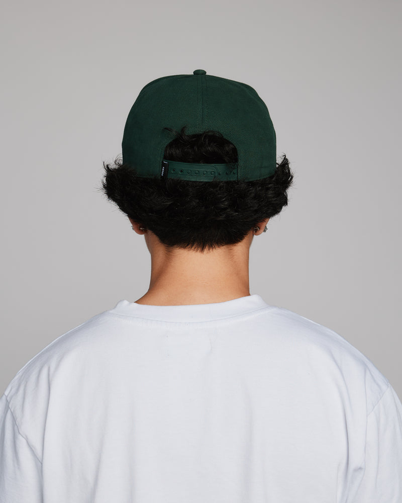 The World is Yours Snapback - Forest Green