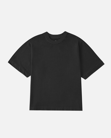 Cropped T-Shirt - Vintage Black