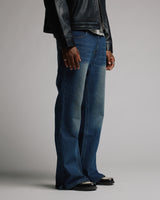 Flare Denim Pants - Mid Blue