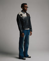 Cowhide Leather Jacket - Black