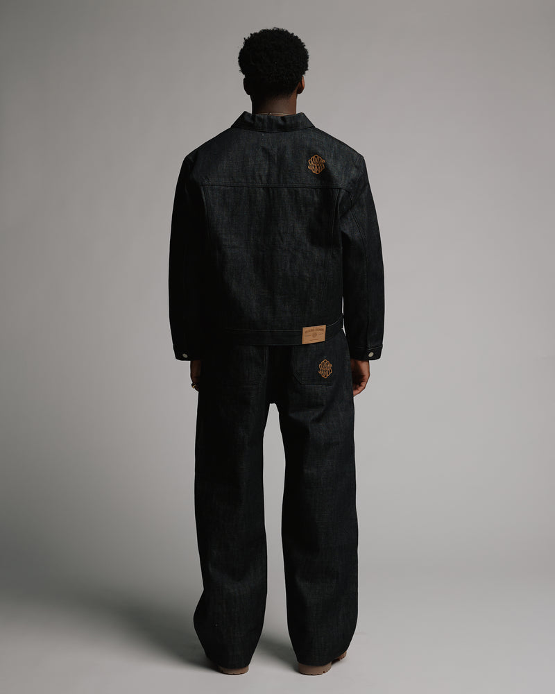 Baggy Raw Denim - Black