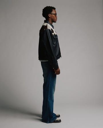 Flare Denim Pants - Mid Blue