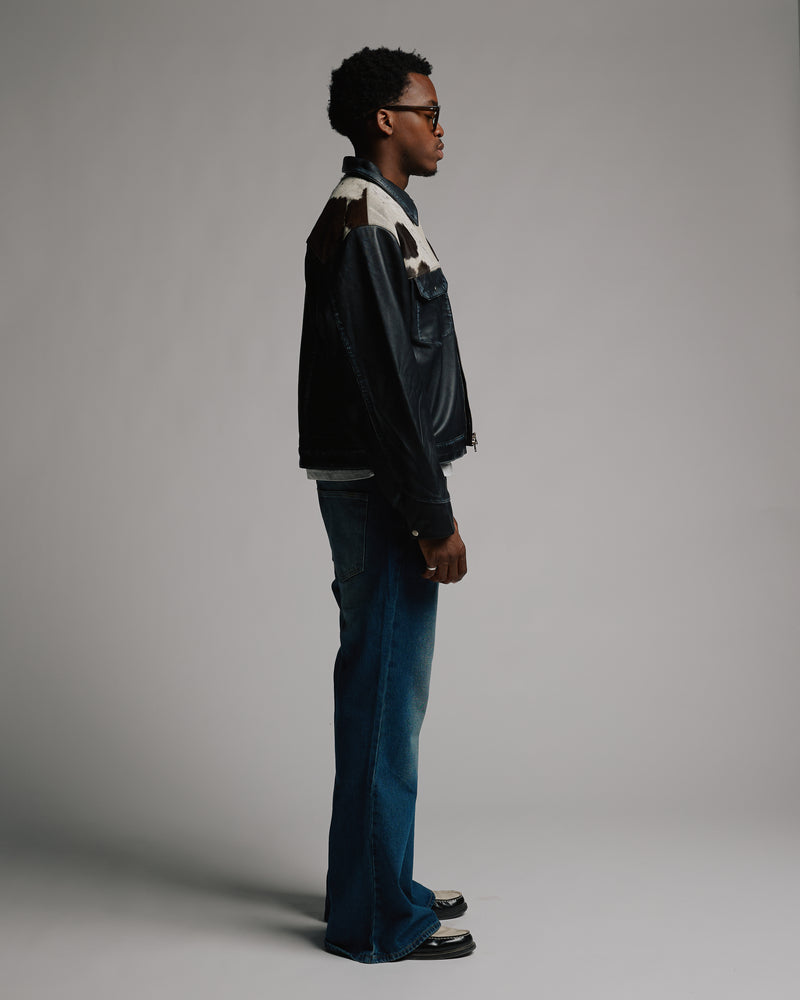 Flare Denim Pants - Mid Blue