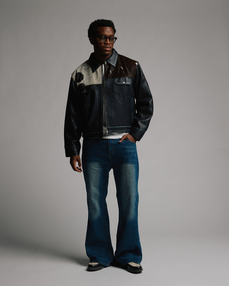 Flare Denim Pants - Mid Blue