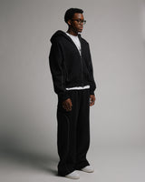 Arc Zip Hoodie - Black